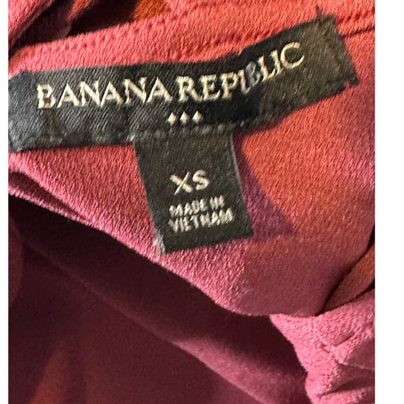 Banana Republic dusty rose short sleeves blouse size XS - Picture 3 of 12